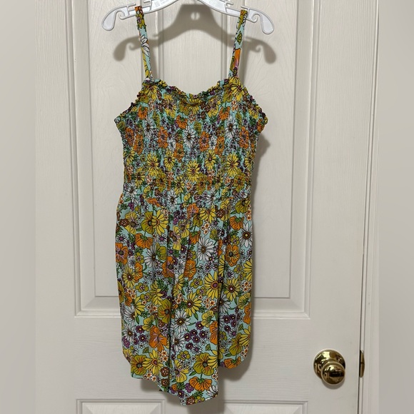 Art Class Smocked Romper - Picture 1 of 5